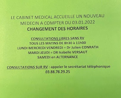 Drs Conrath Julien Et Versaut Isabelle, Médecin Généraliste à Wolfisheim