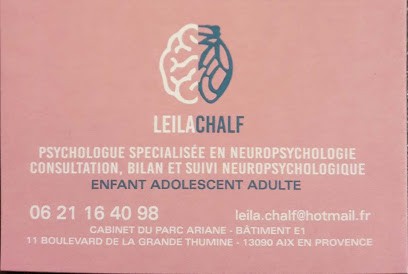 Neuropsychologue Aix en Provence chalf Leila, Médecin Généraliste à Aix-en-Provence
