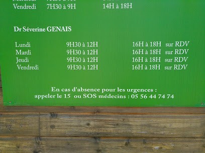 Genais Séverine, Médecin Généraliste à Bruges