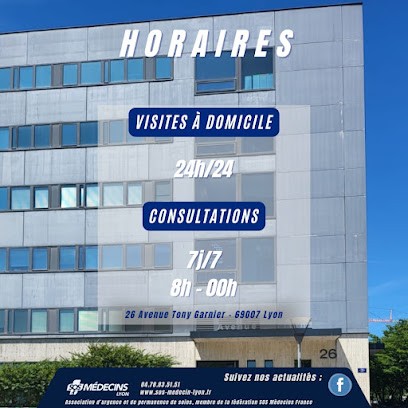SOS MÉDECINS Lyon, Médecin Généraliste à Lyon 07