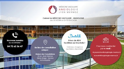 Docteur Axel MORIN, Médecin Vasculaire - Angiologue à Lyon - ANGIOLOGIE LYON MERMOZ, Médecin Généraliste à Lyon 08