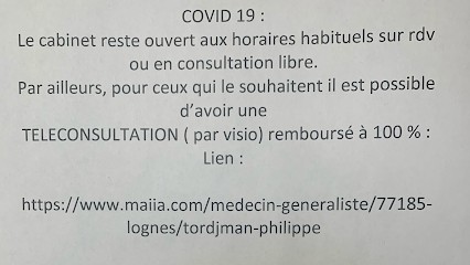 Tordjman Philippe, Médecin Généraliste à Lognes