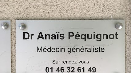 Dr Anais PEQUIGNOT, Médecin Généraliste au Plessis-Robinson