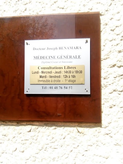 Benamara Joseph, Médecin Généraliste à Fontenay-sous-Bois