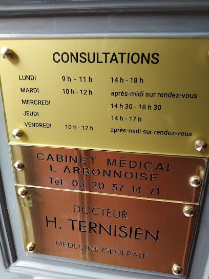 Dr Ternisien Hugues, Médecin Généraliste à Lille