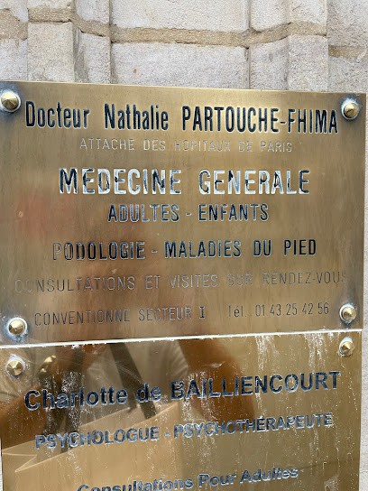 Dr Partouche-Fhima Nathalie, Médecin Généraliste à Paris 05