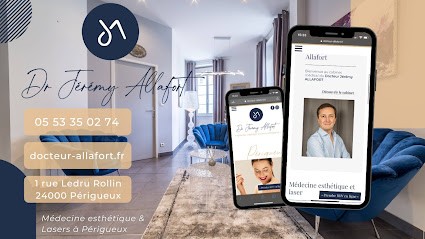 Docteur Jérémy ALLAFORT - Médecine Esthétique, Injections Acide Hyaluronique, Rides D'Expression, Lifting Fils Tenseurs, Centre Laser : Epilation Définitive, Tâches, Resurfacing Cutané, Cryolipolyse, Pénoplastie, Peeling - Périgueux - Dordogne, Médecin Généraliste à Périgueux