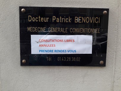 Dr Benovici Patrick, Médecin Généraliste à Vincennes